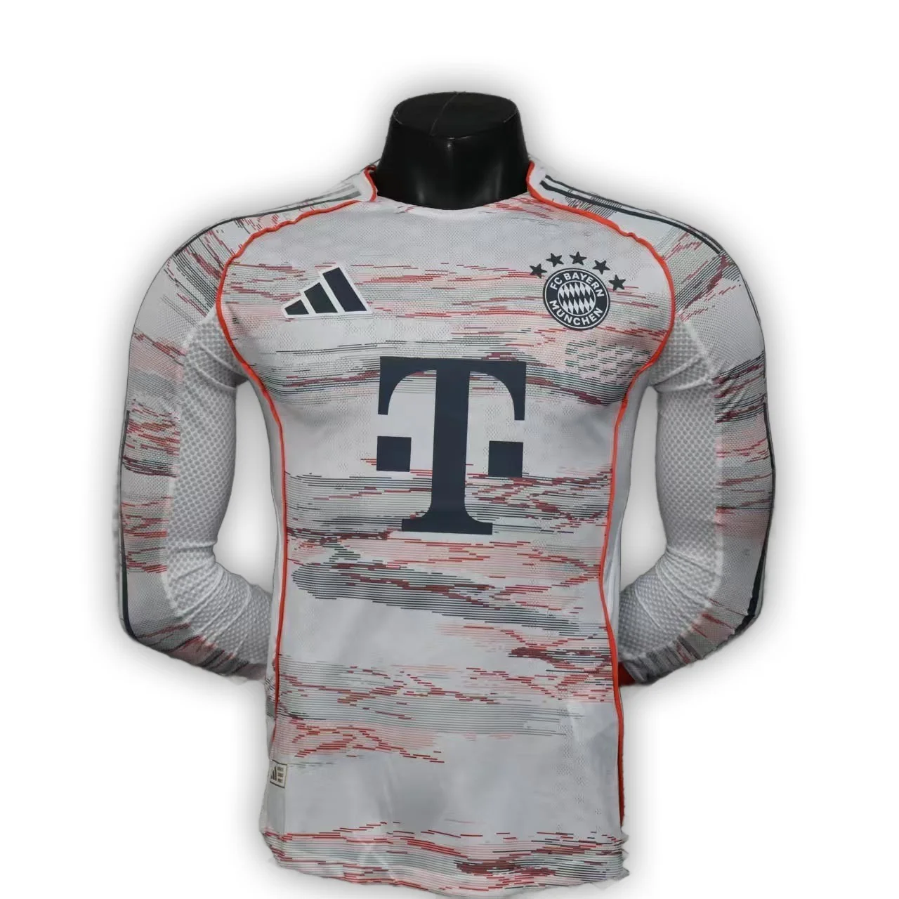 Bayern Munich 2025/26 Away Long Sleeve Player Version