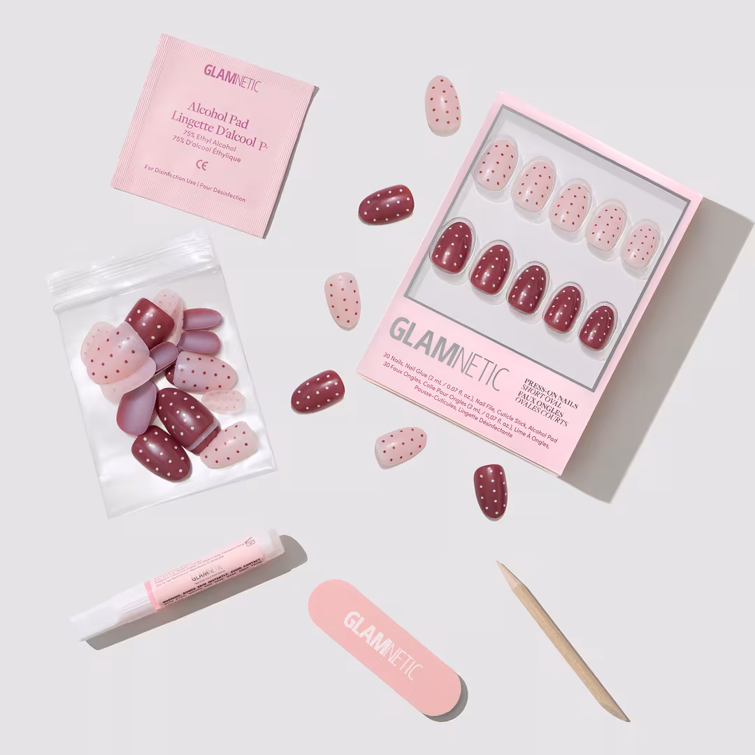 Glamnetic  Cute As Cherry Pie Press-On Nails