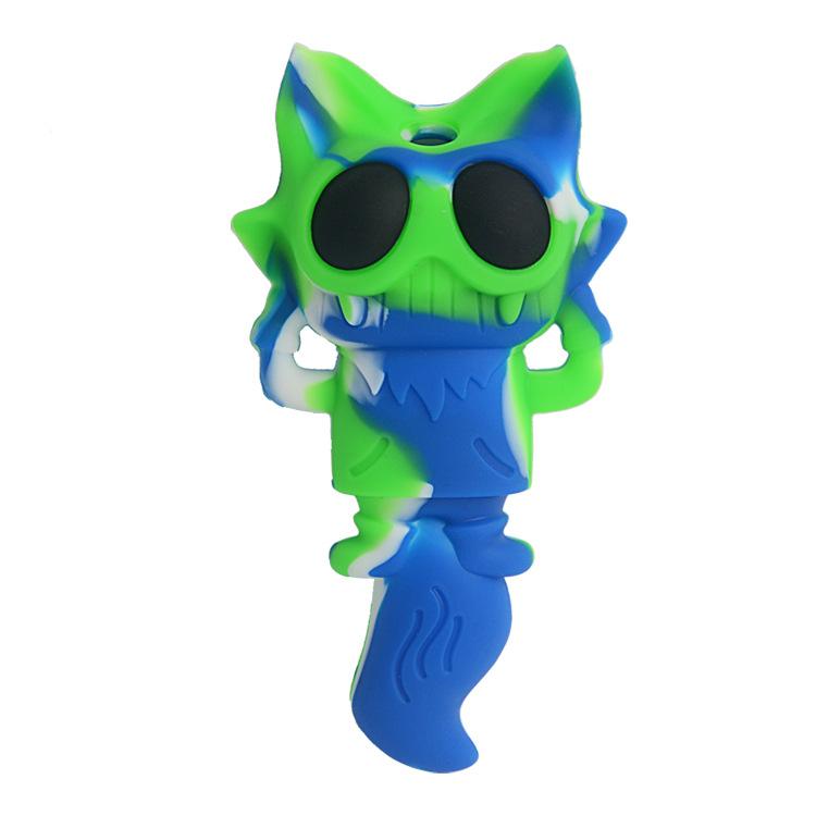 Civet Cat Novelty Silicone Pipe