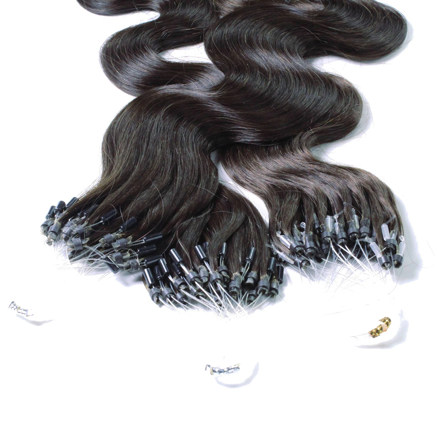 Microring Extensions Echthaar #4/0 Mittelbraun 1g