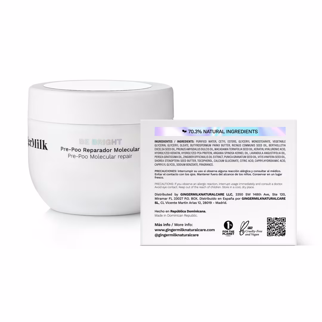 Ginger Milk  Pre-Poo Molecular Repair Intensive Restorer and Strengthener