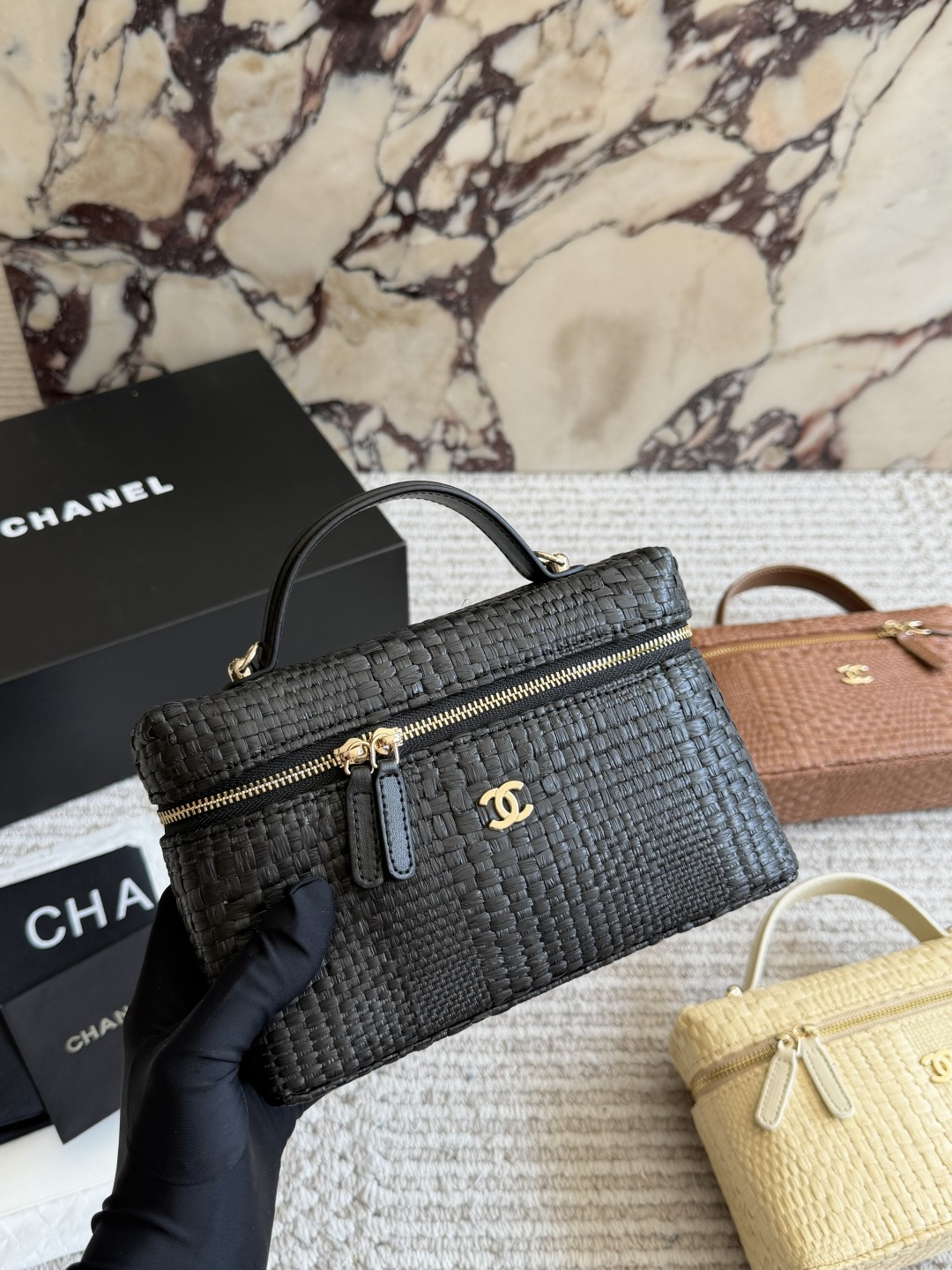 Chanel Classic Vanity With Chain Bag