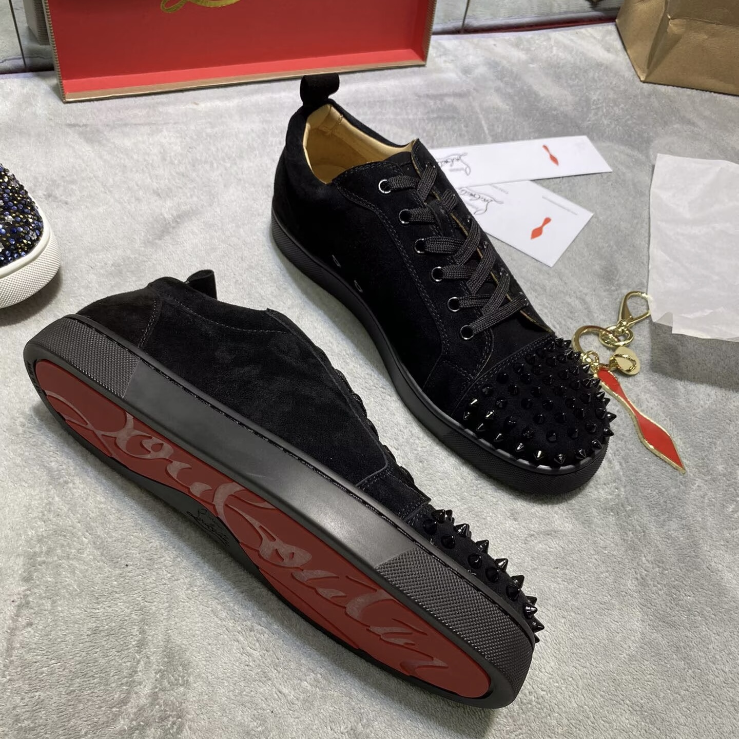 Christian Louboutin Louis Junior Spikes - CCSHOES