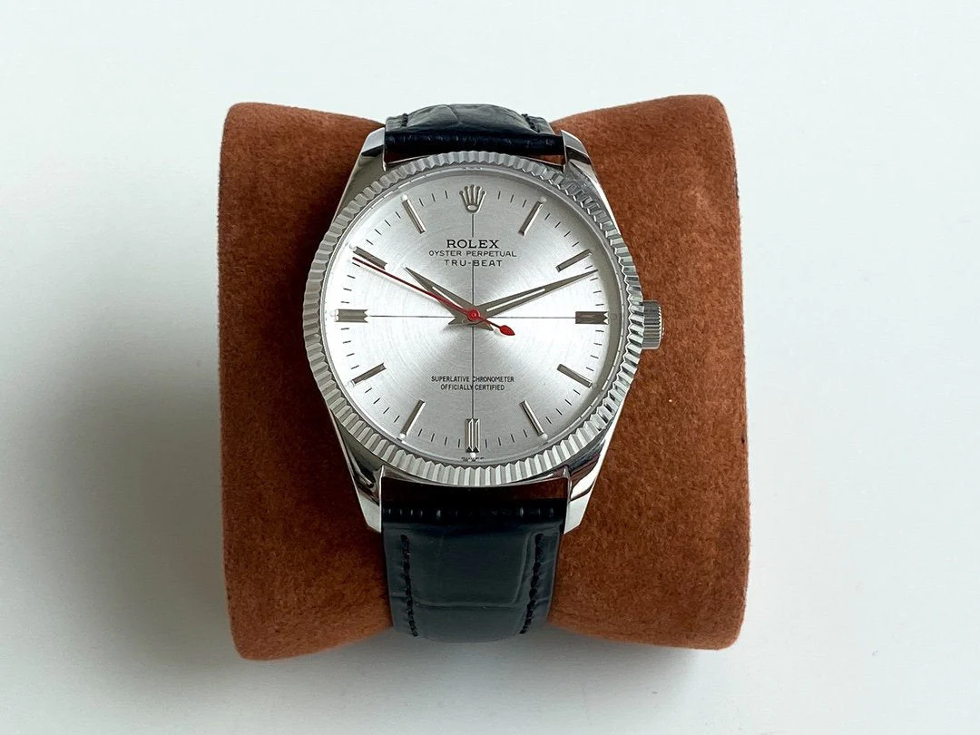 Rolex Watch OYSTER PERPETUAL 41 STEEL CASE LEATHER Watch