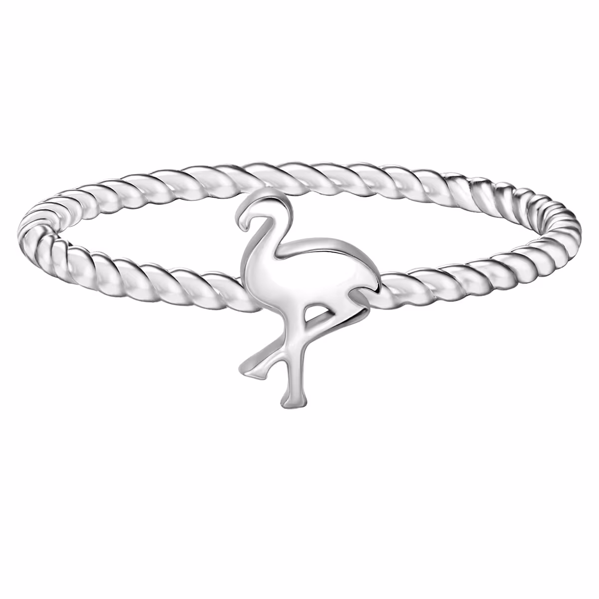Ring Flamingo Sterling Silber in Silber