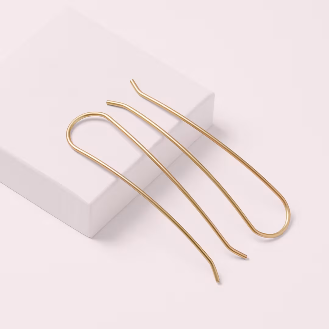 The Hair Edit  Slim Chignon French Hair Pins