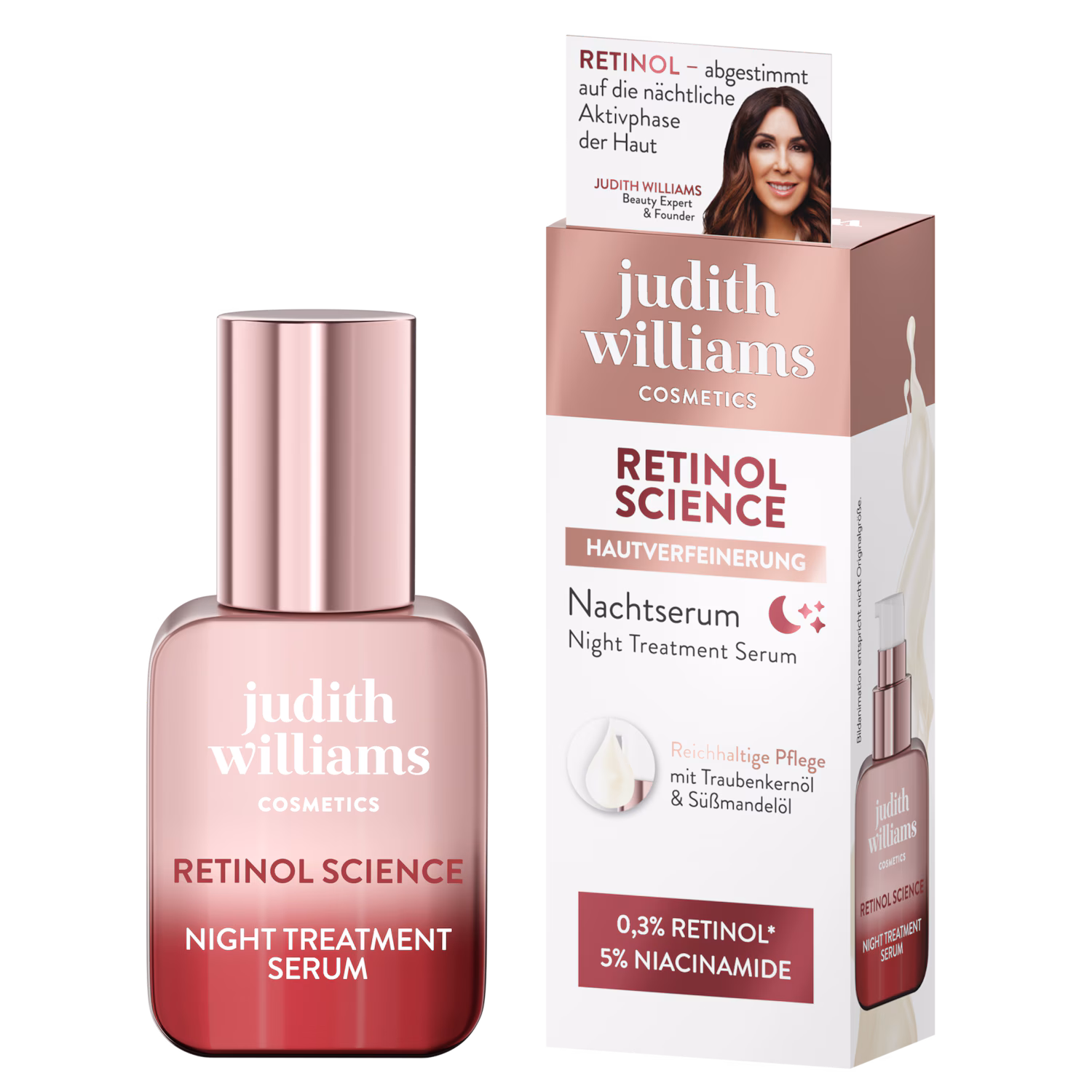 Retinol-Serum für glattere & erneuerte Haut über Nacht