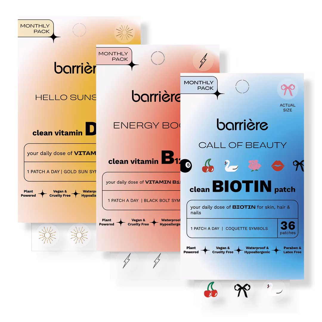 Barrière  Daily Essentials Bundle: B12, D3, and Biotin