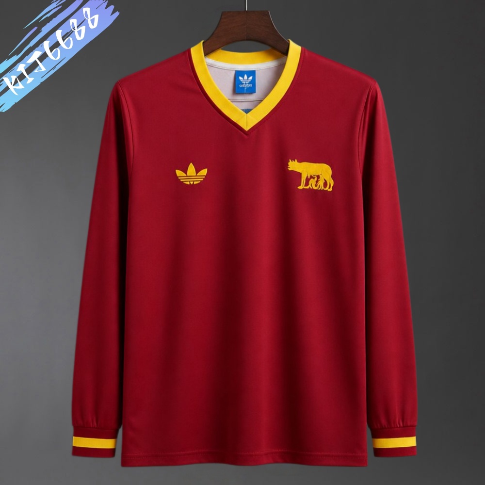 2026/2027 Roma Home Long Sleeve Football Shirt (Fan Edition)