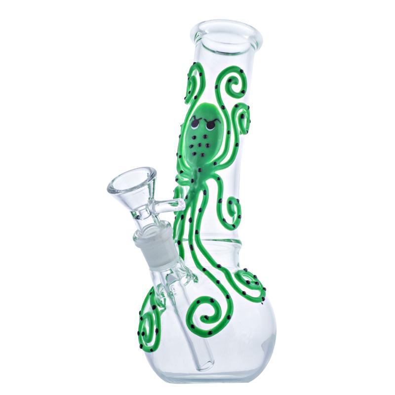 7 Octopus Pattern Glass Bong