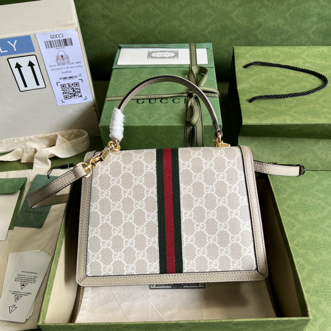 Gucci Ophidia small top handle bag with Web 651055