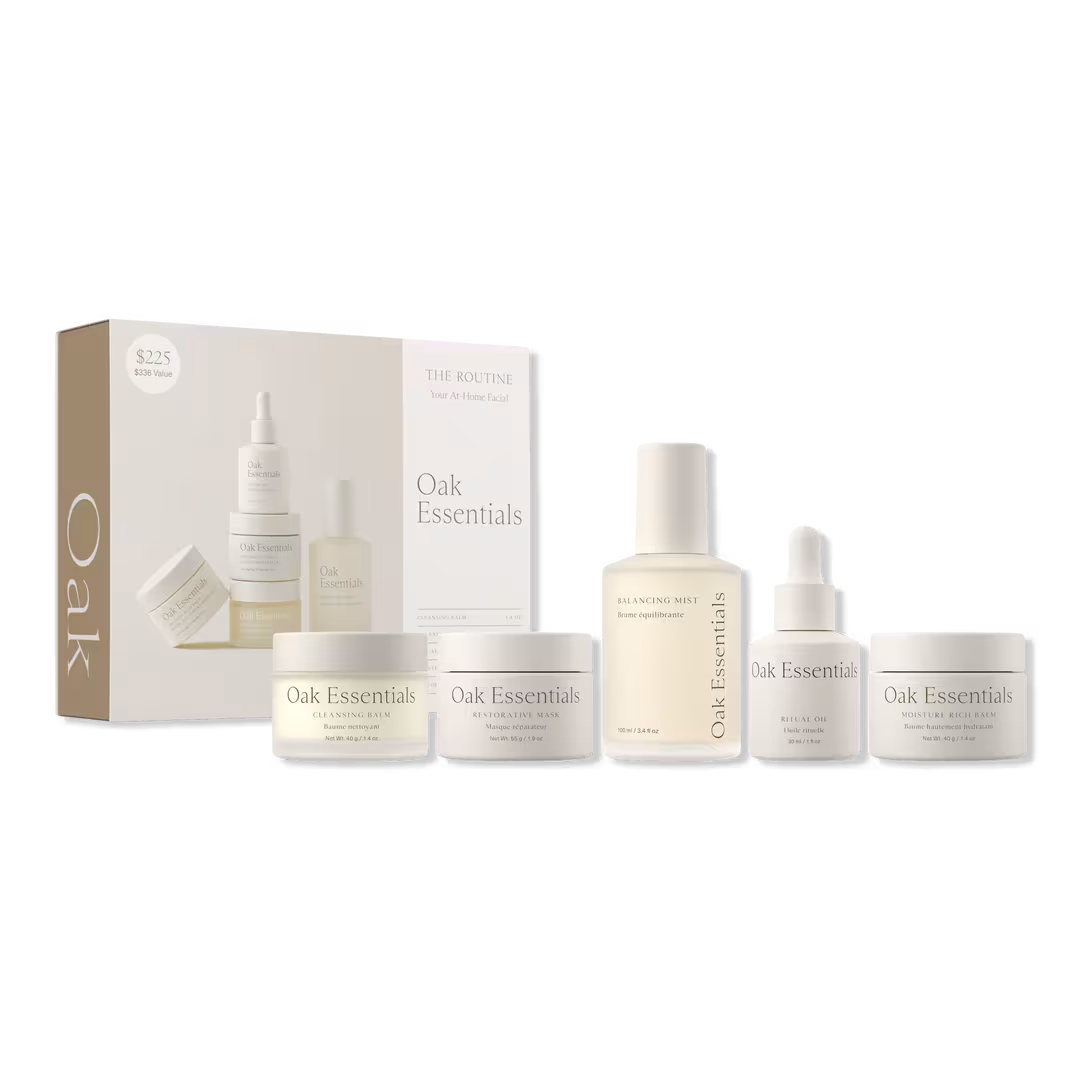 Oak Essentials  The Routine: Your At-Home Facial Gift Set