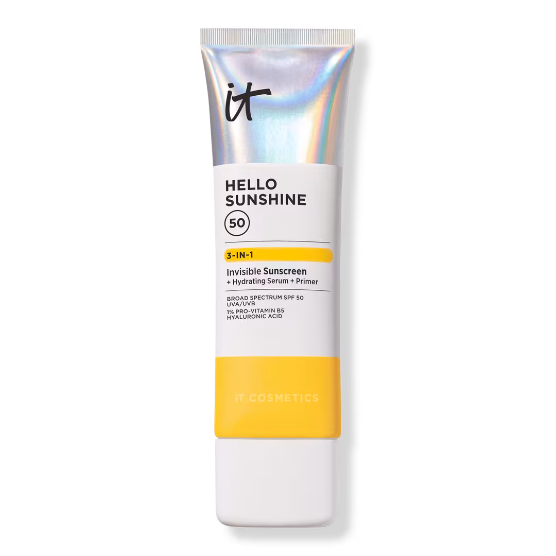 IT Cosmetics  Hello Sunshine Invisible Sunscreen For Face SPF 50