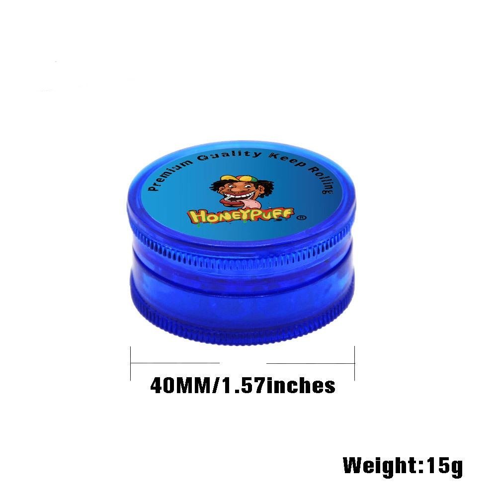 Honepuff Plastic Smoke Weed Grinder 2 Layer