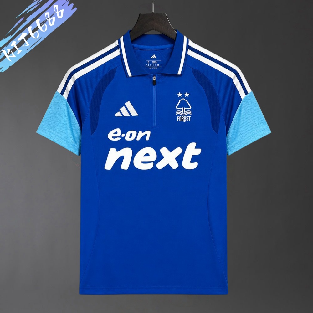 2026/2027 Nottingham Forest Blue Polo Football Shirt (Fan Edition)