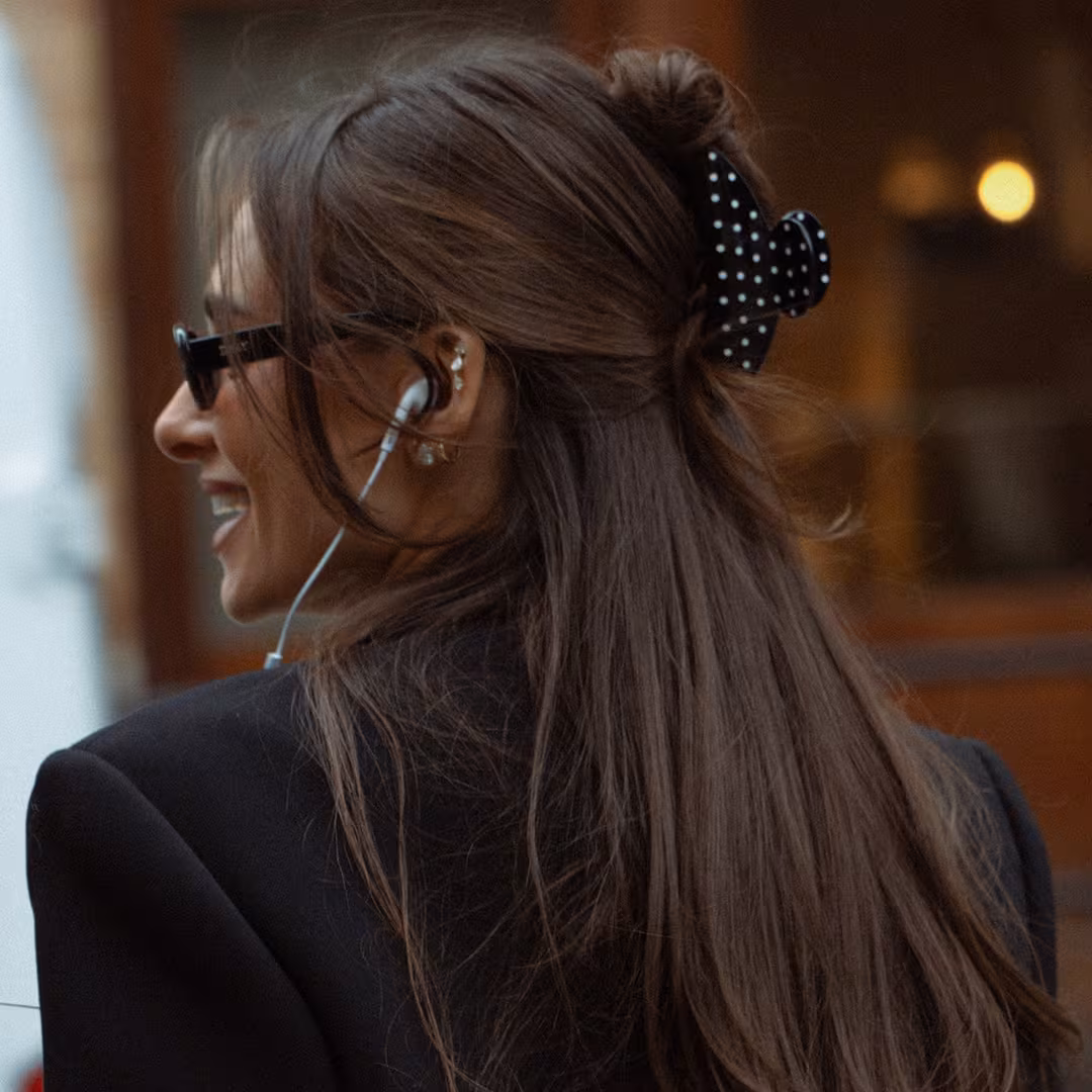 The Hair Edit  Polka Dot Claw Clip by Danielle Bernstein