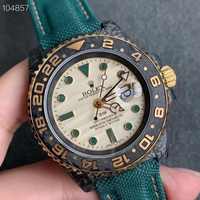 Rolex Watch GMT-MASTER II CUSTOM CARBON CREAM DIAL Watch