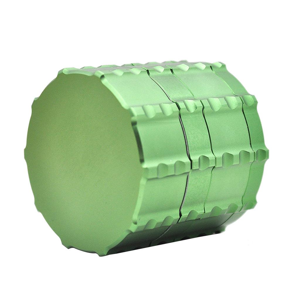 Notch Gear Novelty Aluminium 4-Layer Herb Grinder 60 MM (4 Colors)