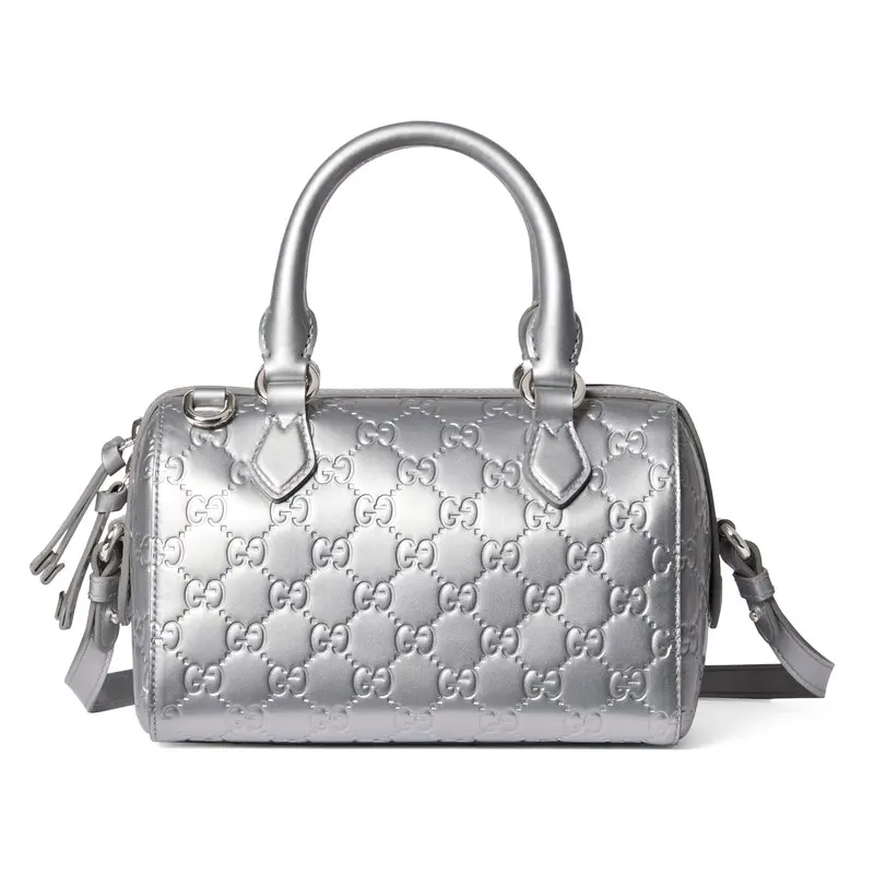 Gucci Emblem Small Boston Bag