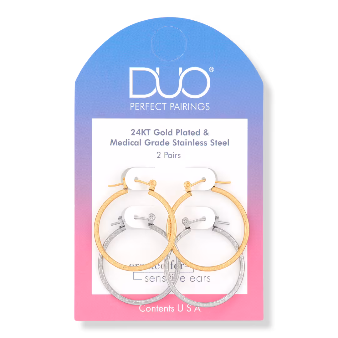 DUO Perfect Pairings  Stainless Steel and 24KT Gold Plate 1