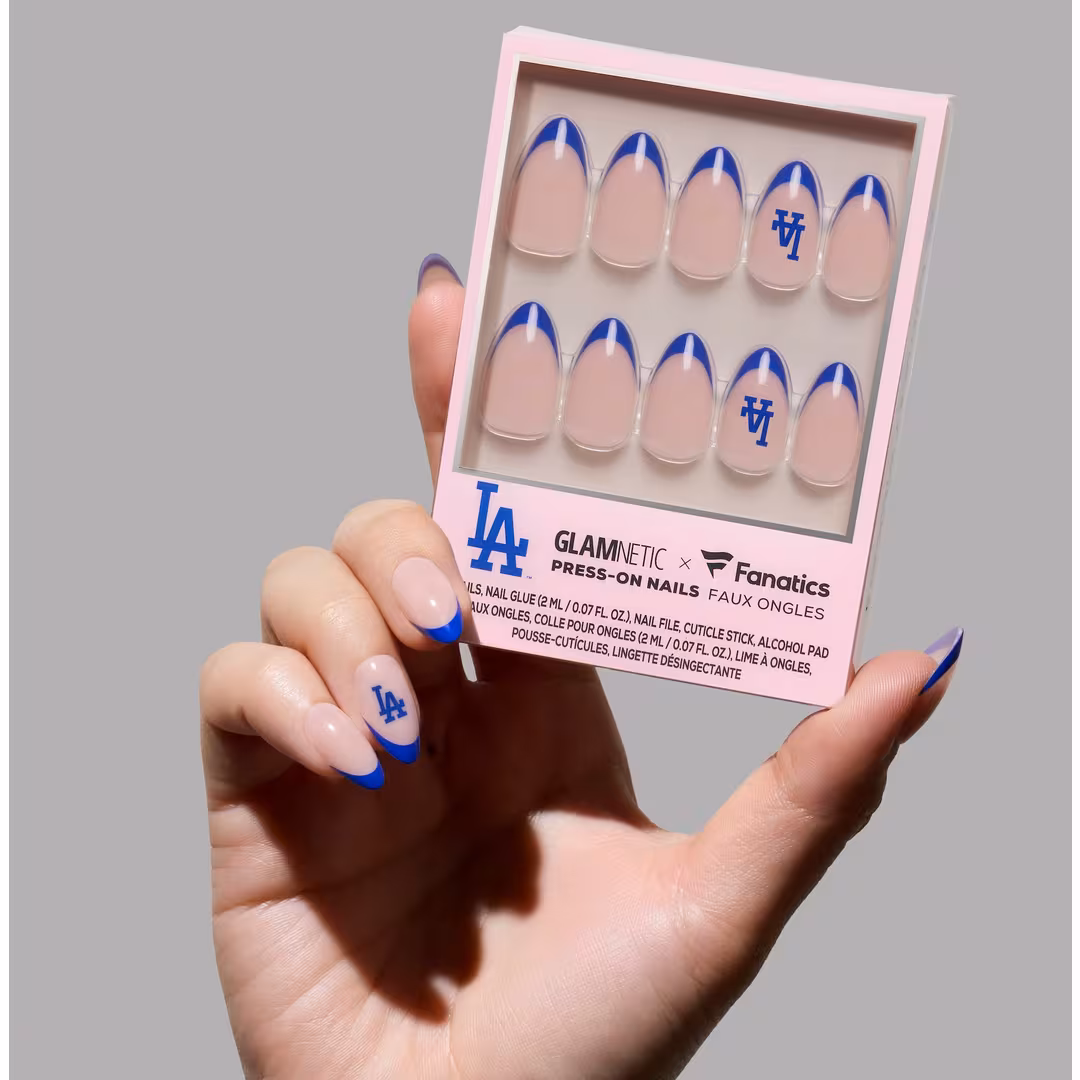 Glamnetic x Fanatics Nail  Los Angeles Dodgers Press-On Nails
