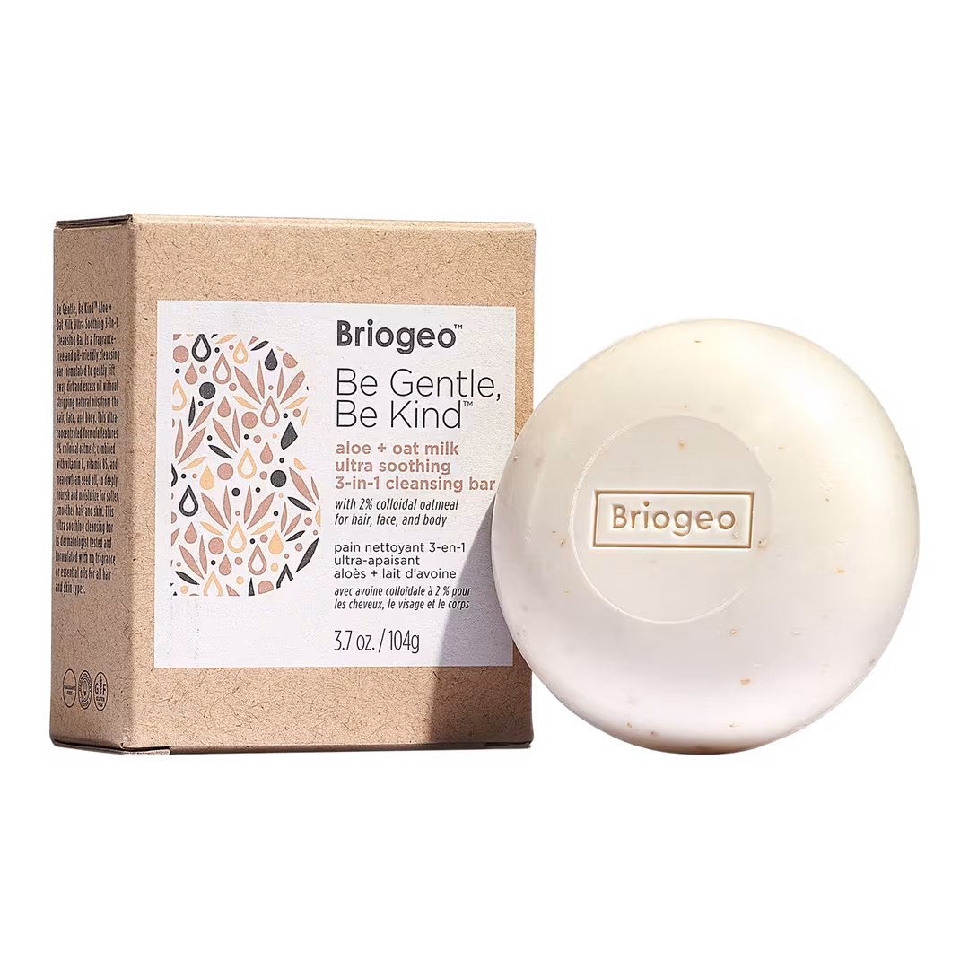 Briogeo  Be Gentle, Be Kind Aloe + Oat Milk Ultra Soothing 3-in-1 Cleansing Bar