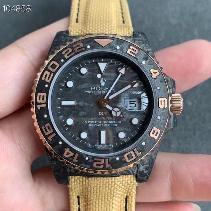 Rolex Watch GMT-MASTER II CUSTOM CARBON EVEROSE GOLD Watch