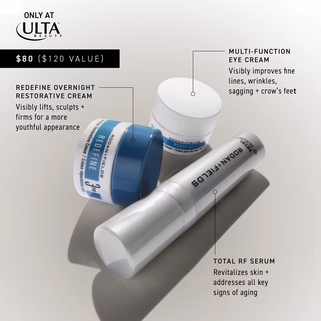 RODAN + FIELDS  Derm-Developed Bestsellers Kit