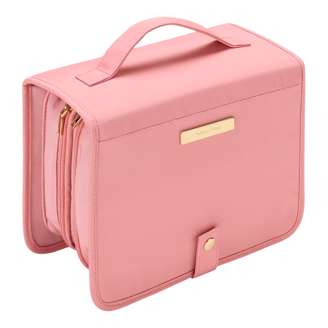 Tartan + Twine  Pink Folding Organizer
