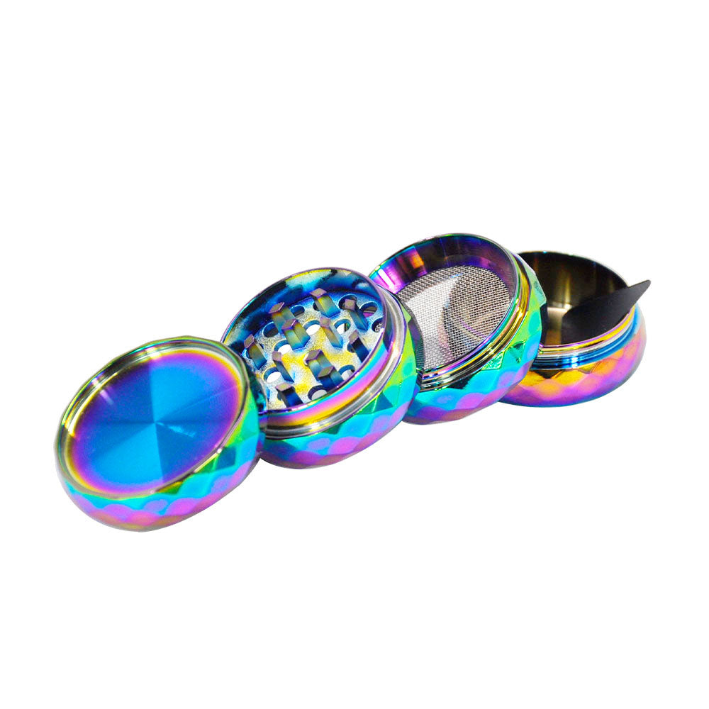 Diamond Shape Weed Grinder 4 Layer