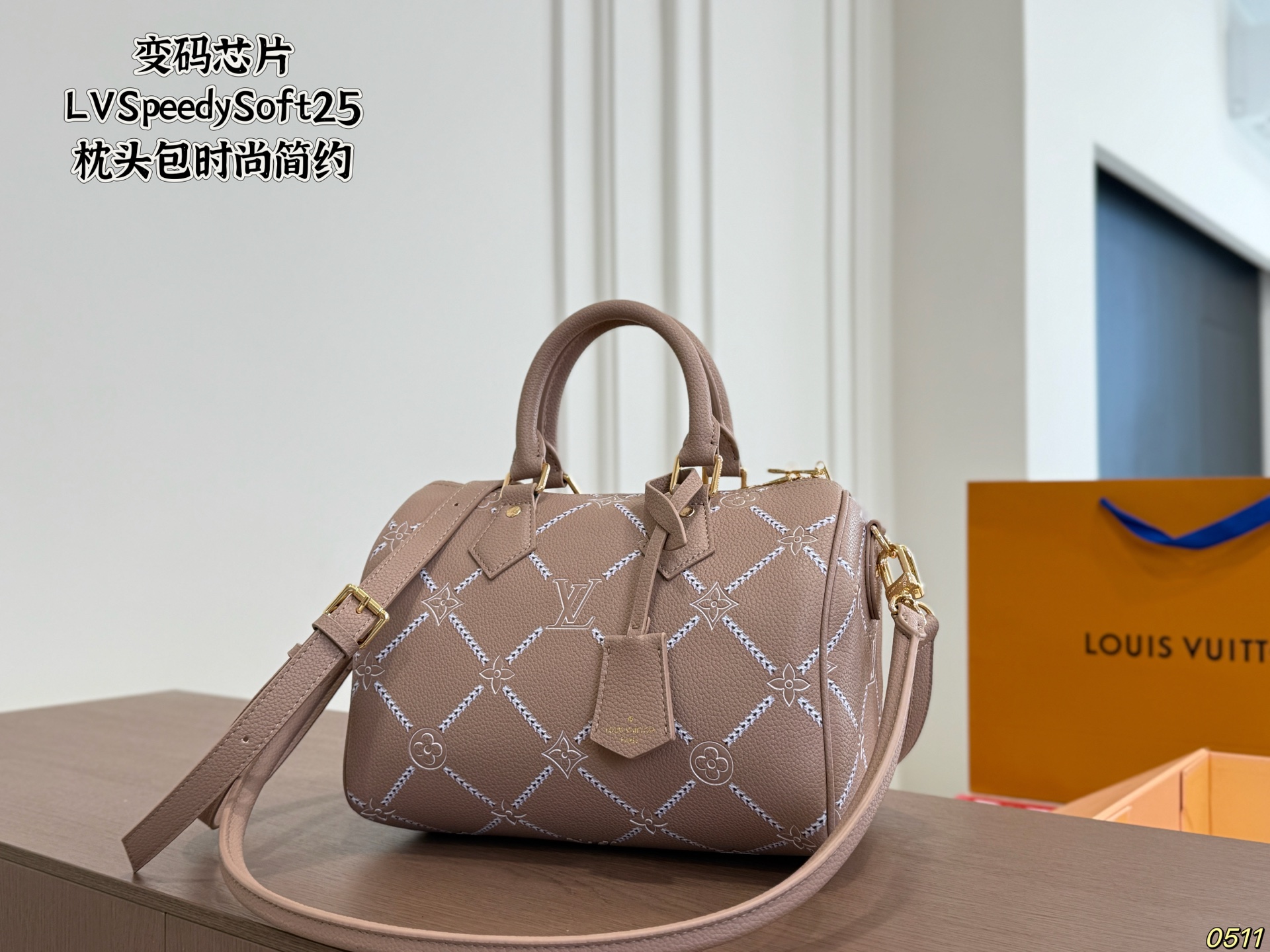 LV Speedy Soft 25 Pillow Case