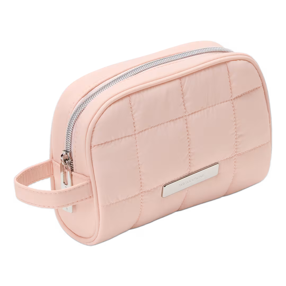 Tartan + Twine  Light Pink Puffer Organizer
