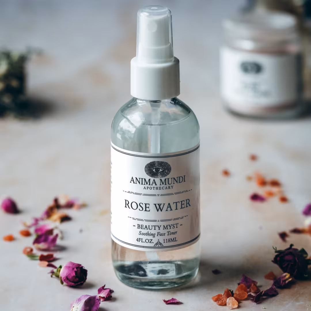 Anima Mundi  Rose Water Beauty Myst Soothing Face Toner