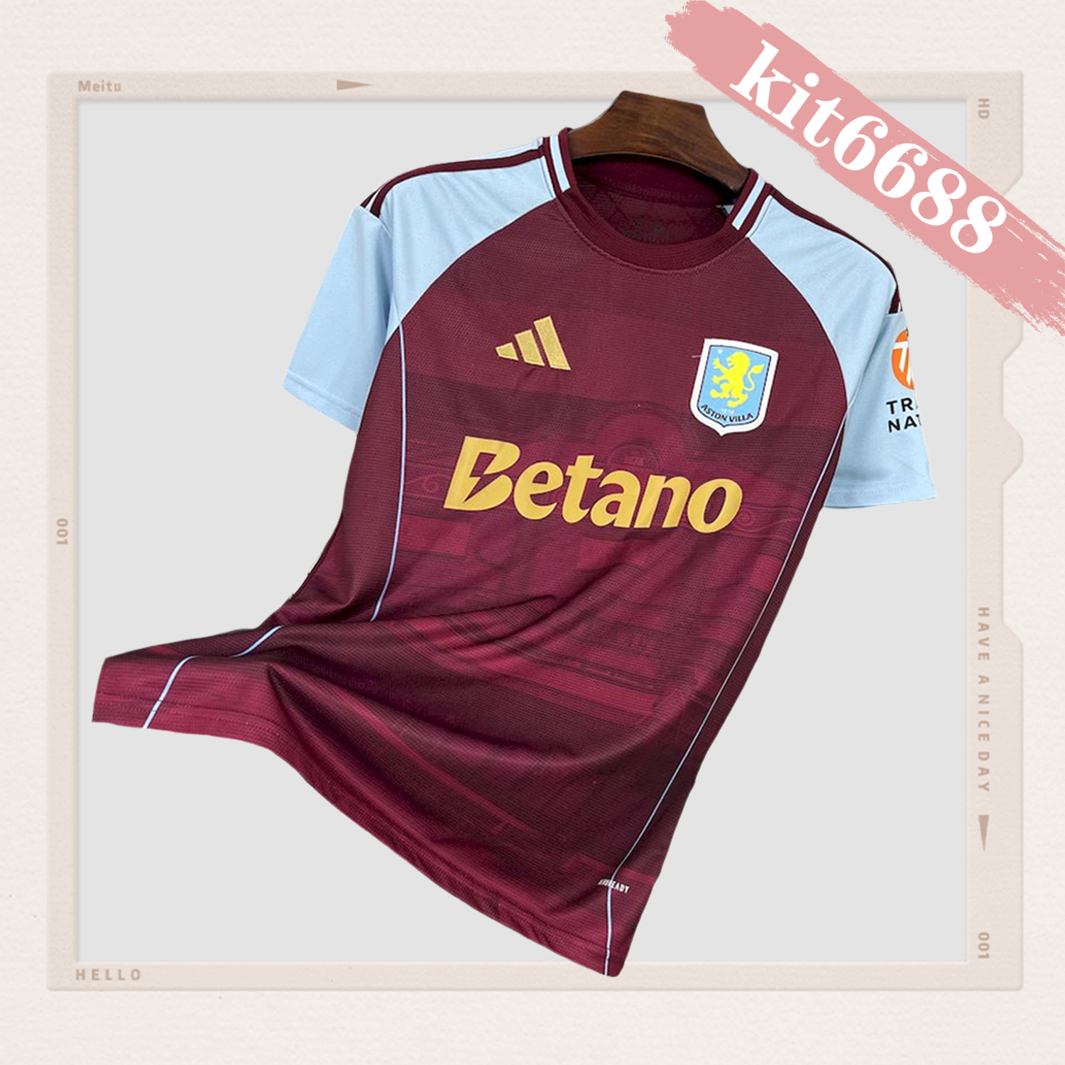 2025/2026 Aston Villa Home Football Shirt （Fans）