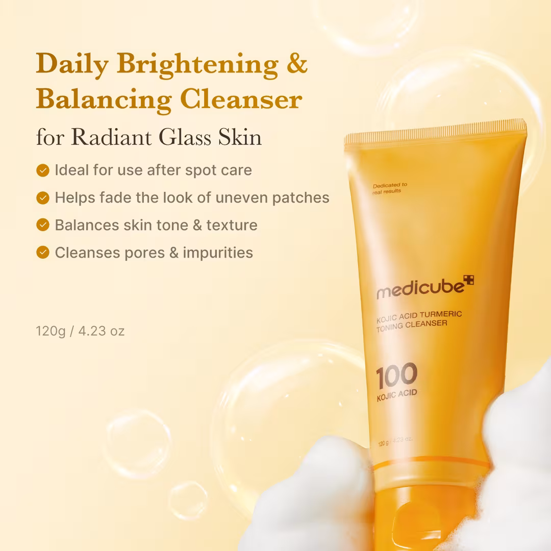 medicube  Kojic Acid Turmeric Toning Cleanser