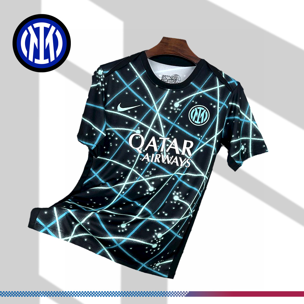 2025/2026 Inter Milan Pre-match Training Football Shirt (FANS)