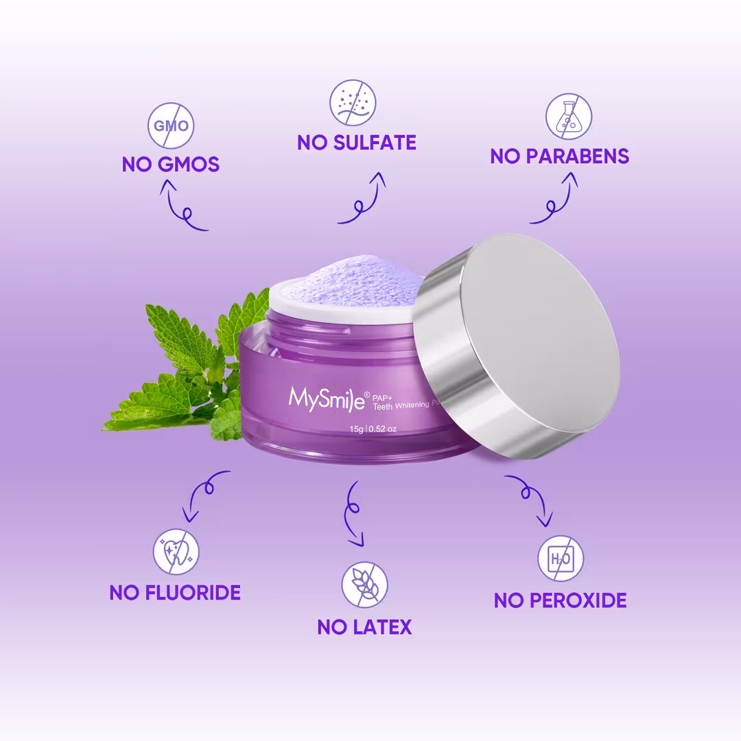 MySmile  PAP Purple Teeth Whitening Powder