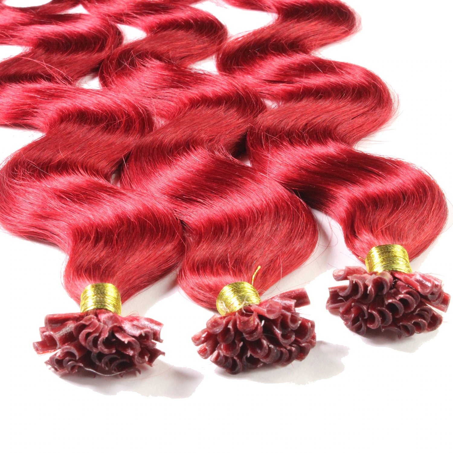 Bonding Extensions Echthaar #0/44 Rot-Intensiv 0.5g