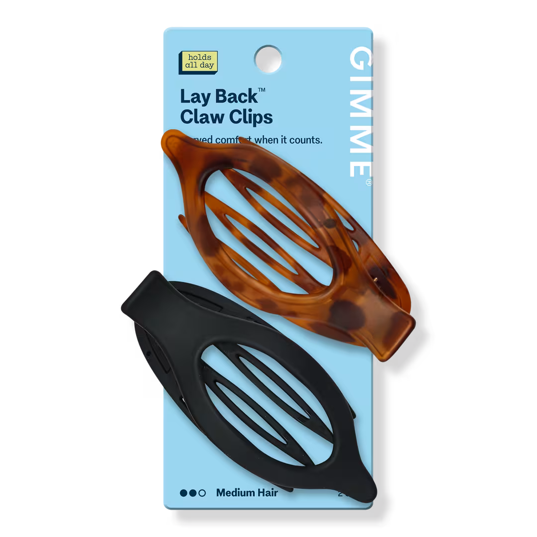 GIMME beauty  Medium Hair Oval Lay Flat Claw Clip