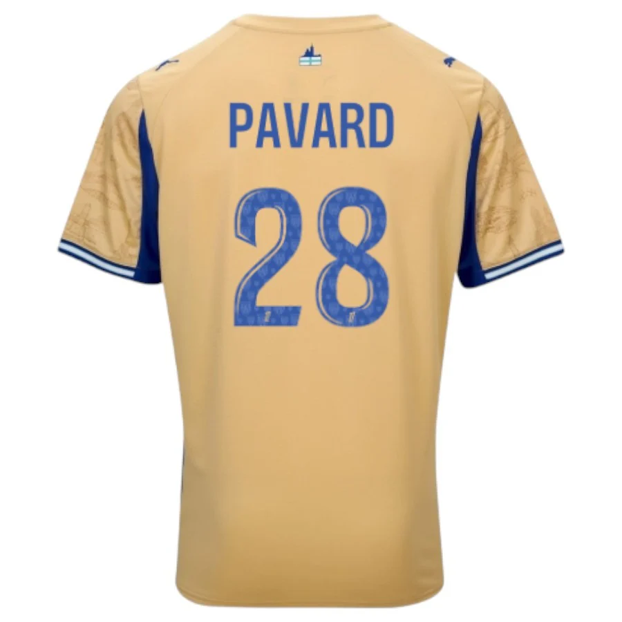 Marseille Pavard Gold Fourth Jersey Men 2025 2026