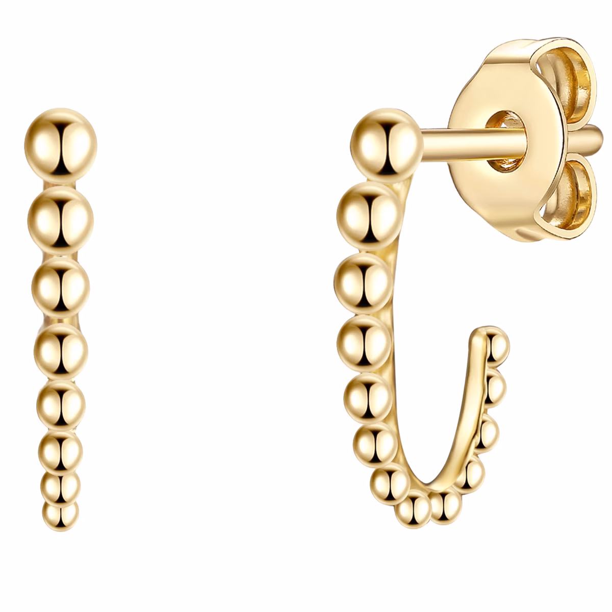 Creolen Sterling Silber in Gelbgold