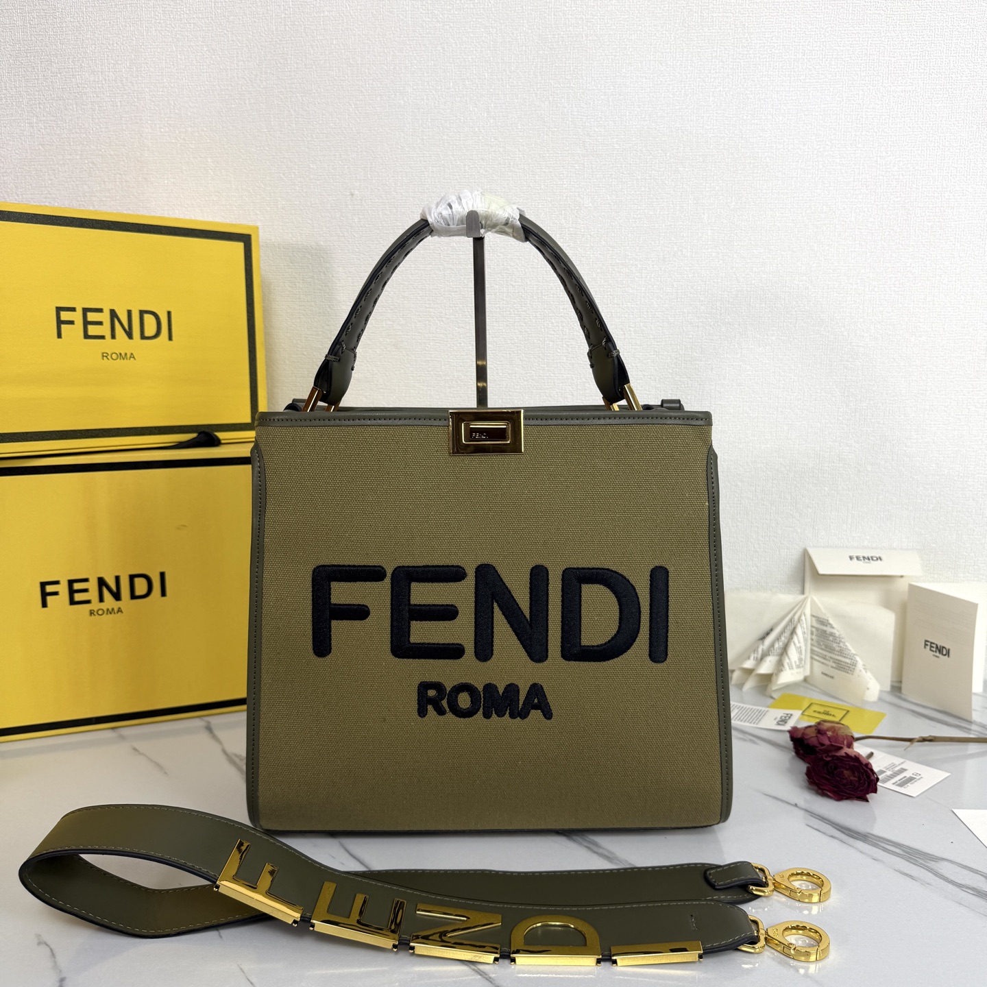 Fendi Peekaboo ISeeU Tote Bag