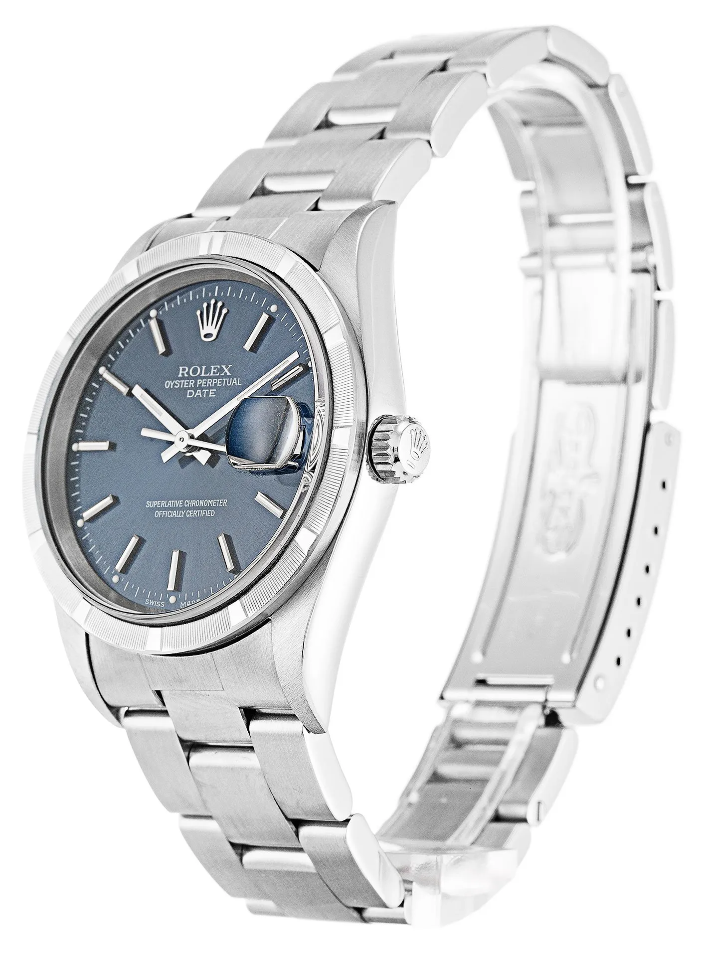 Rolex Oyster Perpetual Date Blue 15210