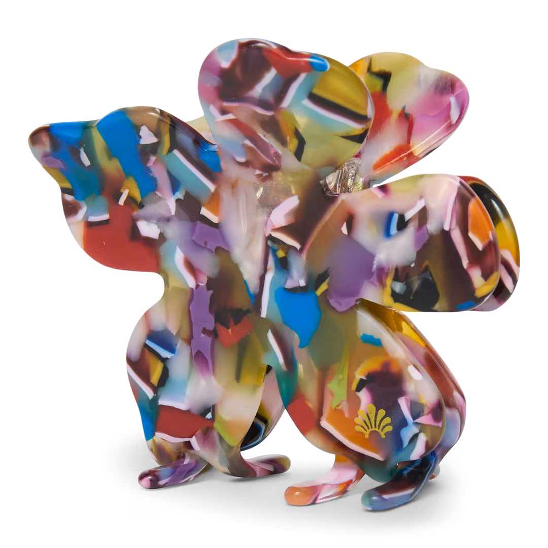 Lele Sadoughi  Rainbow Tortoise Lily Claw Clip