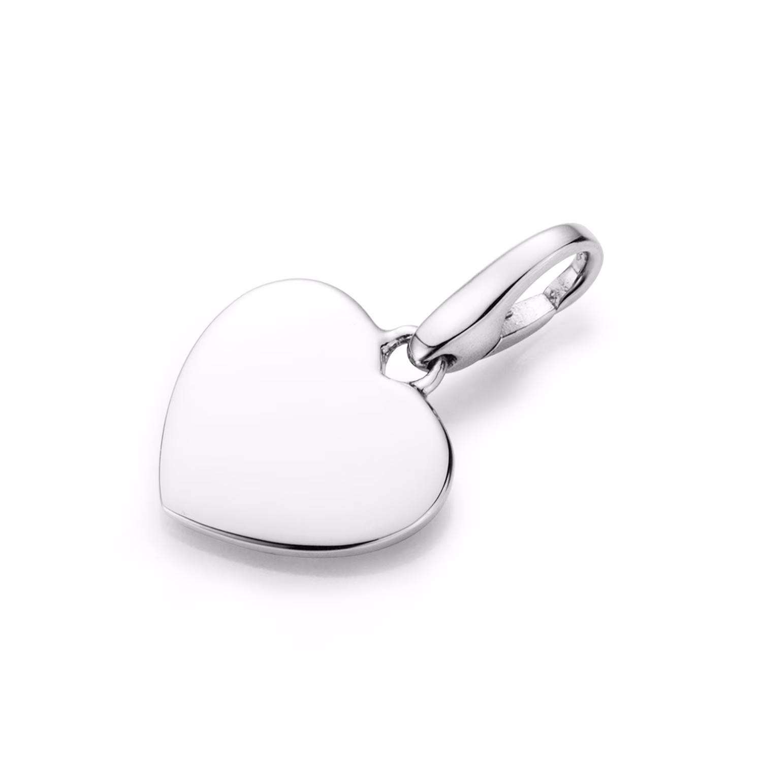 Charm Herz zum Gravieren, Silber 925