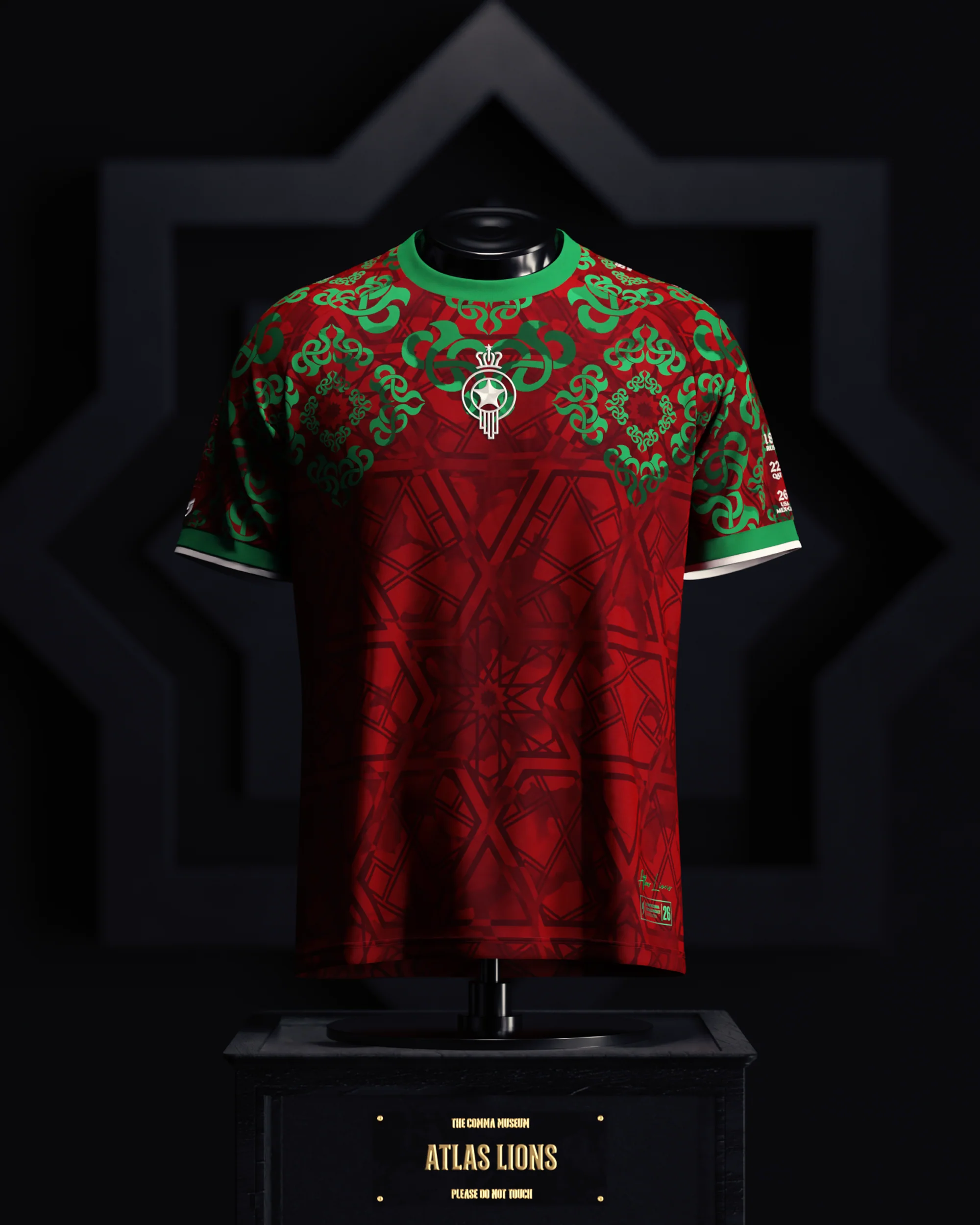Morocco Heritage Jersey (2026WC Edition) - Pre-Order 3 (Mid August)