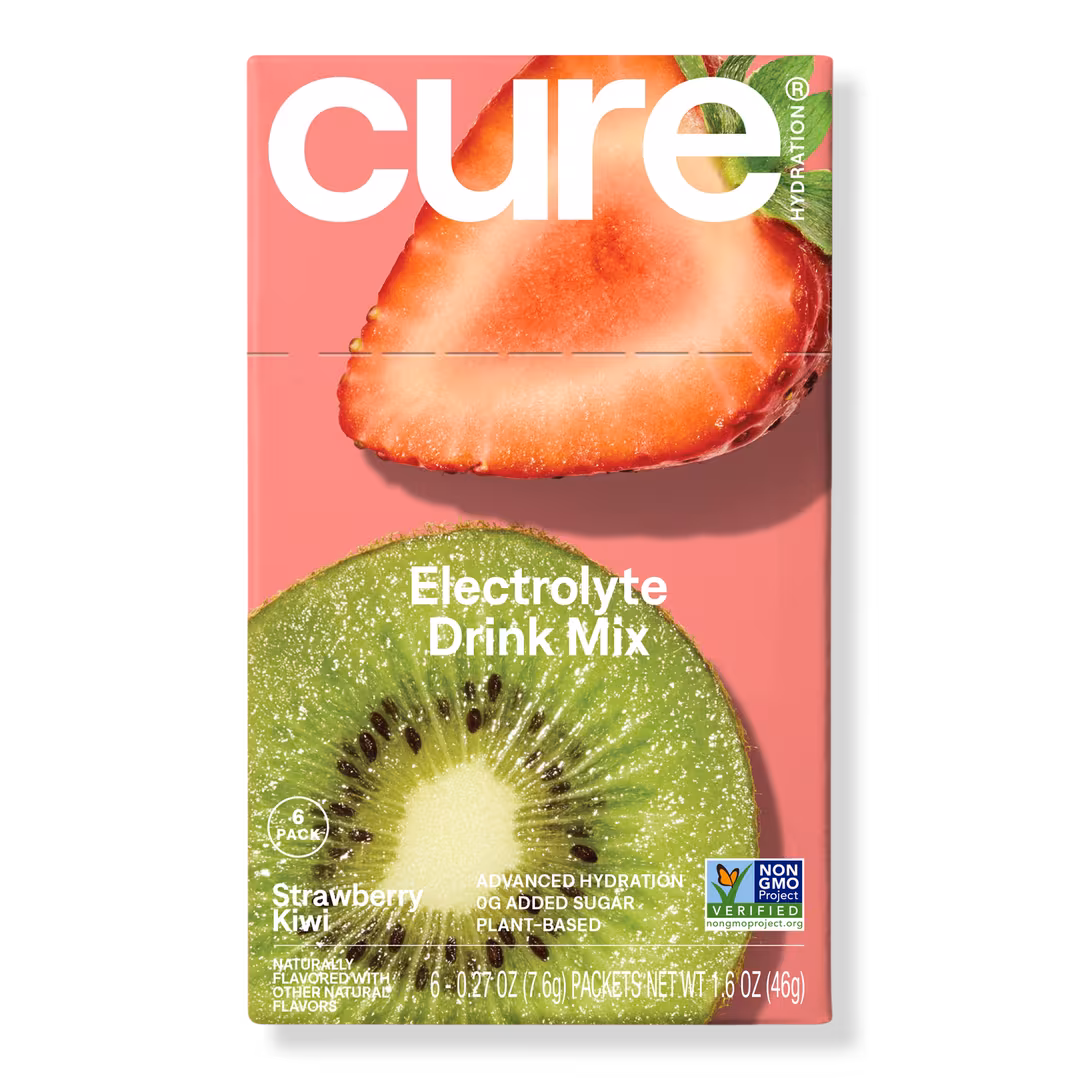 Cure Hydration  Electrolyte Drink Mix Strawberry Kiwi