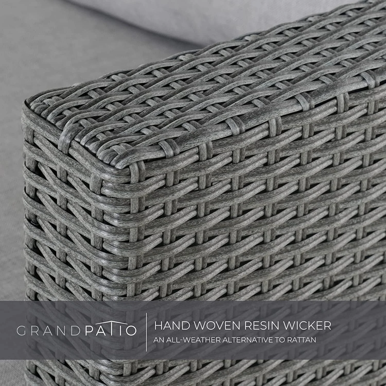 Grand Patio Wicker Coffee Table