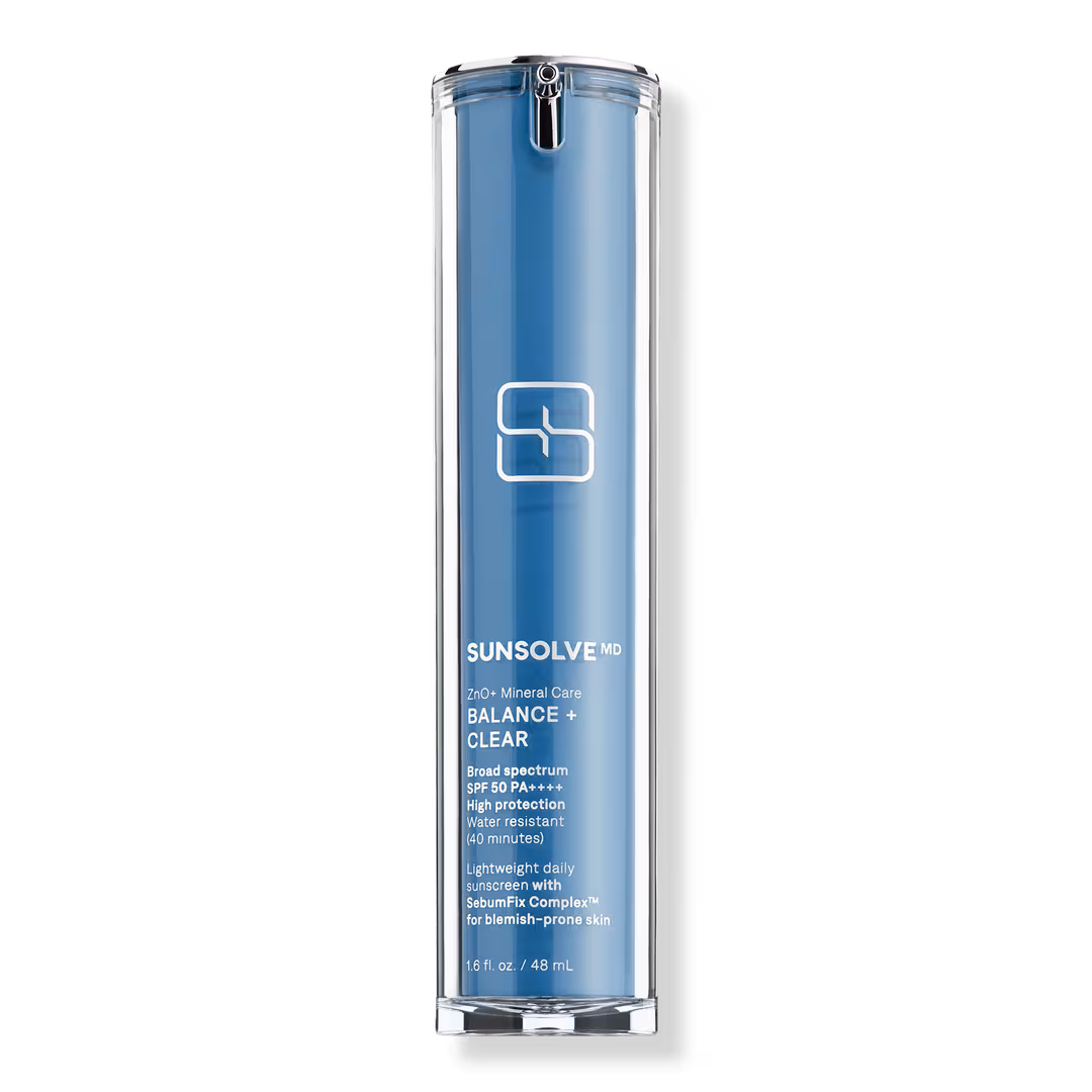 SunsolveMD  ZnO+ Mineral Care Balance + Clear SPF50