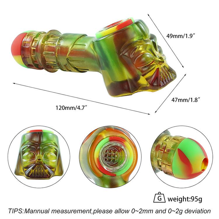 Samurai Resin Silicone Pot Pipe